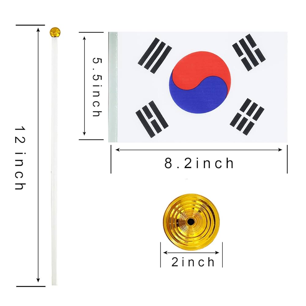 バッジ　韓国　国旗　KOREA ミニワッペン 韓国国旗 太極旗(SSサイズ) | ワッペン